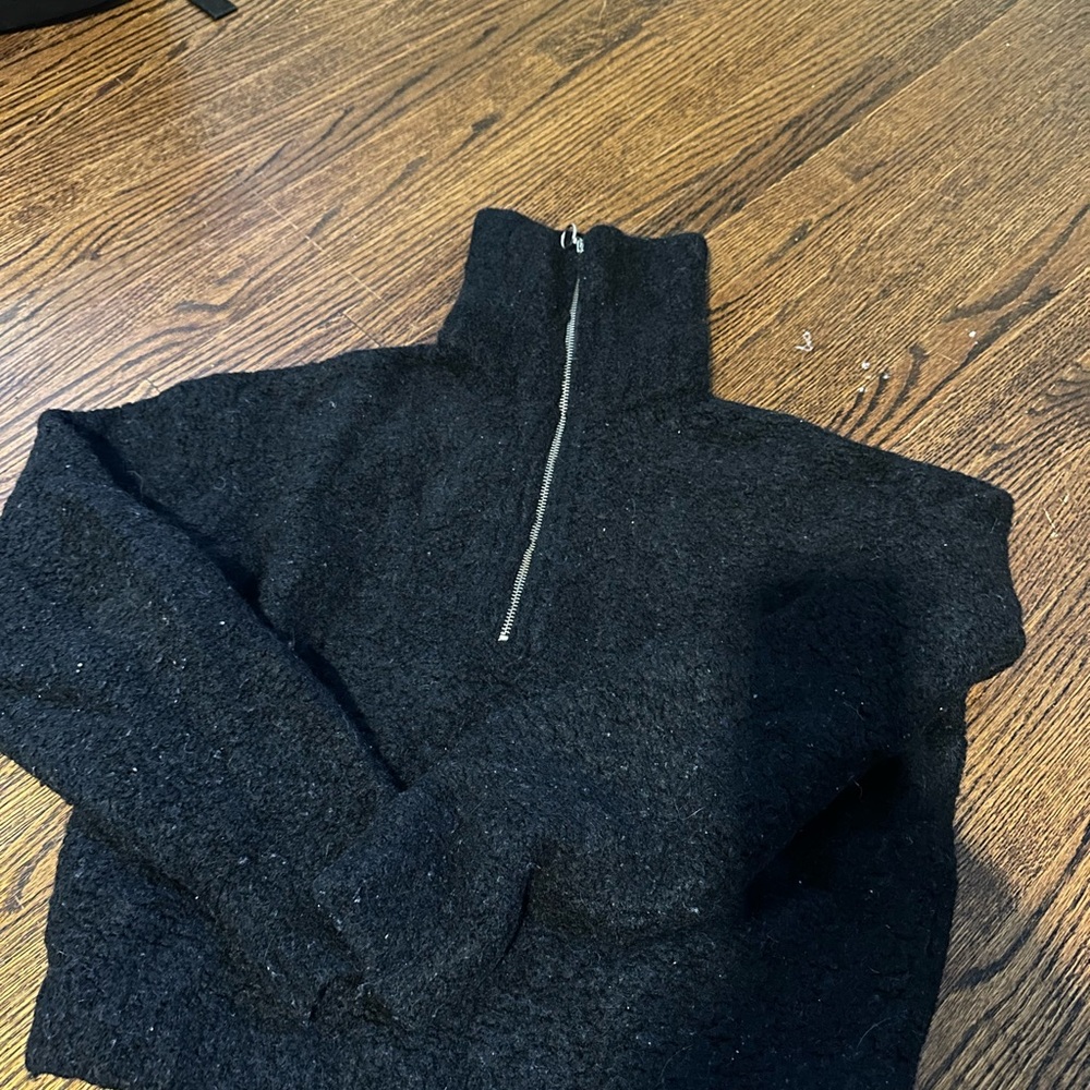 Wilfred Black Turtleneck Sweater